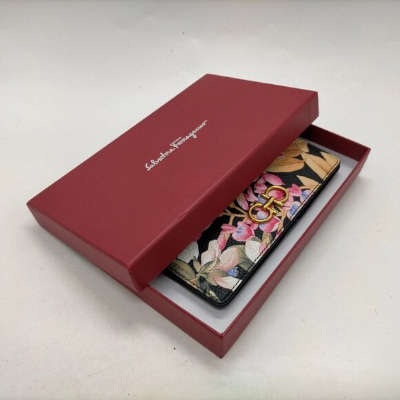 Salvatore Ferragamo Long Wallet Black PVC 400-082425 - Picture 9 of 9